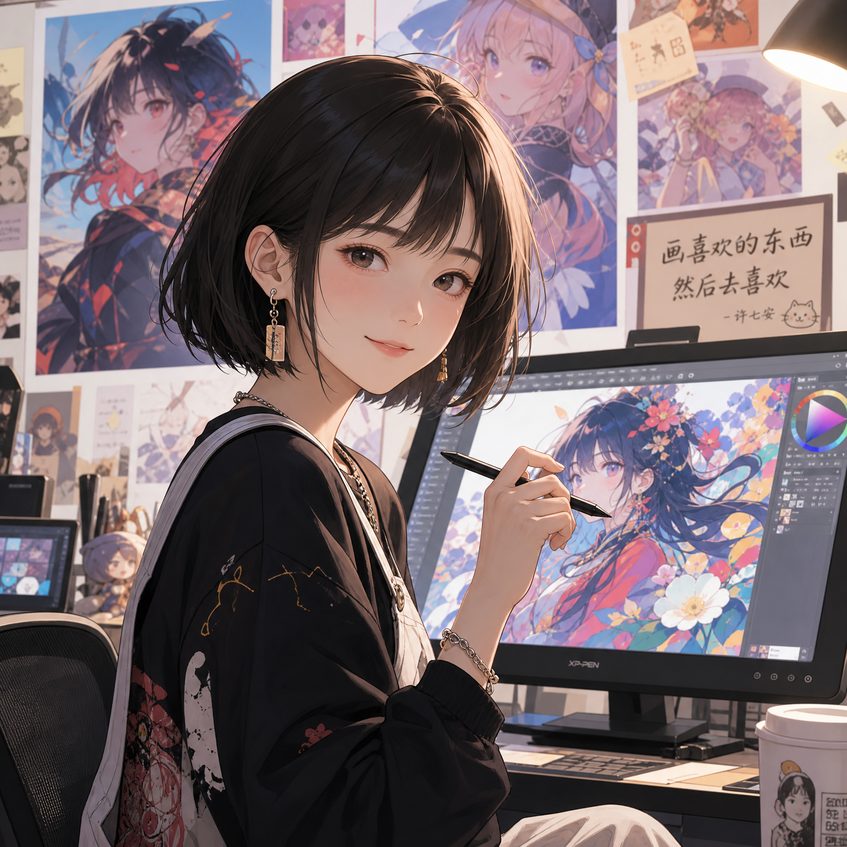 日本三级动漫视觉艺术总监苏晴